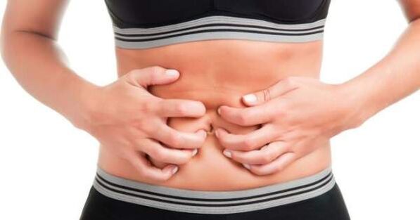 Bolesť brucha v dôsledku prítomnosti parazitov v črevách